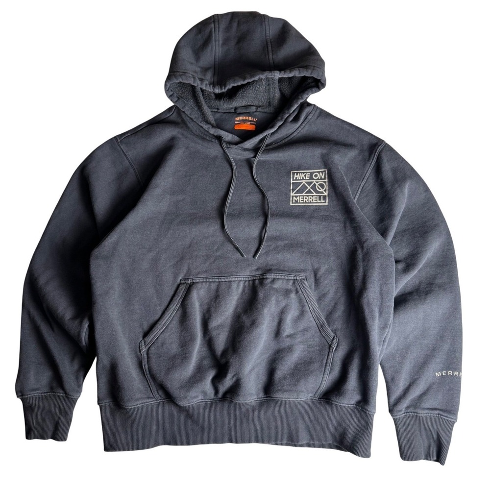 Merrell Men's Hoodie Gray Size Large